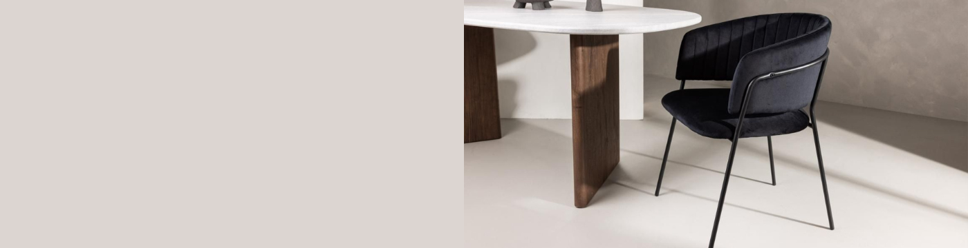 Zwarte eetkamerstoelen