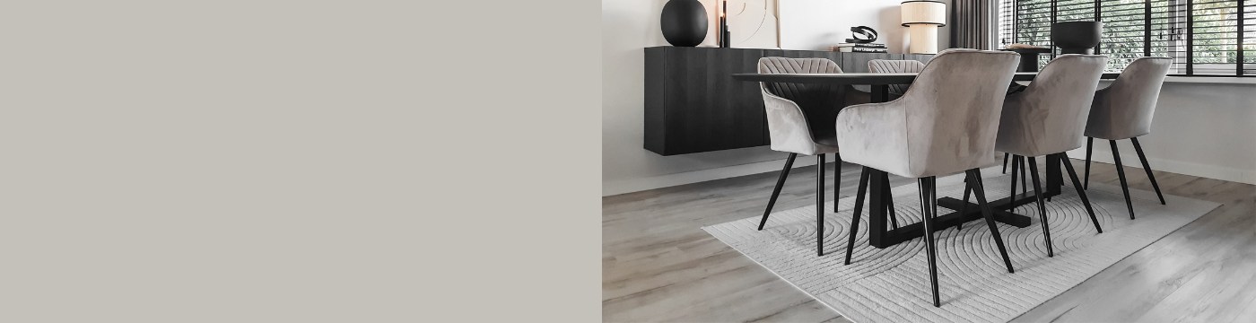 Velvet eetkamerstoelen