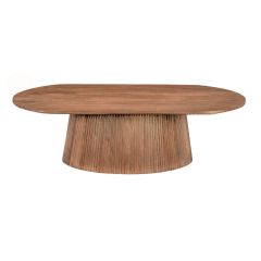 Salvator ovale salontafel - 120 cm - hout - naturel van het woonmerk Livingfurn