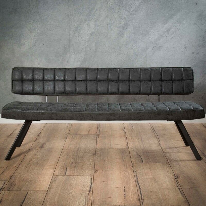 Fraaai Max eetkamerbank 180 cm zwart