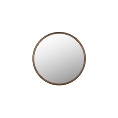 Gale spiegel rond ø80 cm - bruin
