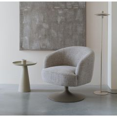 Rolland draaifauteuil - beige/bruin