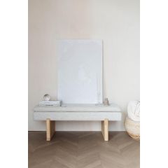 Preston bench - beige/hout