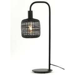 Lekang tafellamp 24x18x58 cm mat zwart