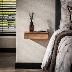 Hugo nachtkastje klein - massief acacia naturel