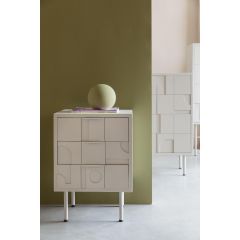 Beau bijzettafel/nachtkastje - beige