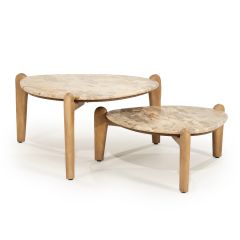 Marnish bijzettafel klein - naturel