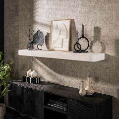 Daphne wandplank 150 cm - marmer composiet