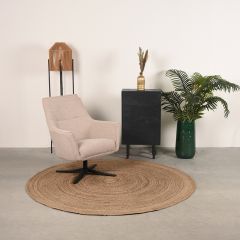 Cotia ladekast 50x30x90 cm - zwart