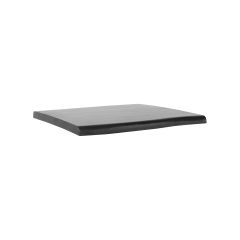 Restaurant/Bartafel Blad Vierkant Tree Edge 70x70 cm - zwart