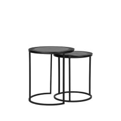 Salontafel Pair Zwart - Set van Twee
