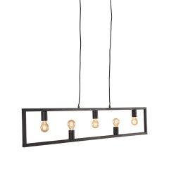 Quadrato hanglamp 135x10x130 cm metaal zwart van het woonmerk Label51