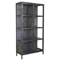 Evan vitrinekast metaal 90cm