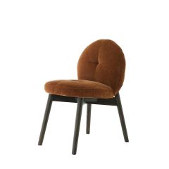 Sinosa eetkamerstoel velvet/hout