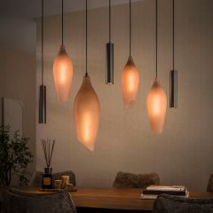 Fraaai Matthew hanglamp 4+3-lichts