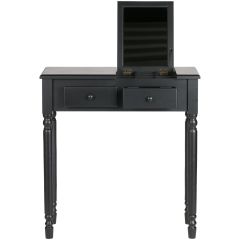 Romy hal/kaptafel hout - zwart