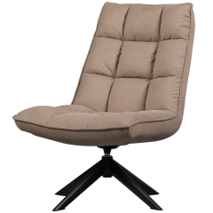 Jouke draaifauteuil - zand
