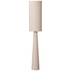 Loft vloerlamp XL metaal/bouclé 187xø35 cm - naturel