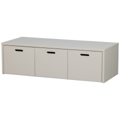 Silke kistbank met lades grenen