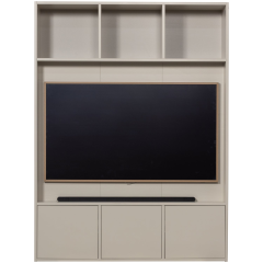 Meggy tv opbergkast 160 cm - grenen dust