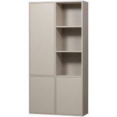 Meggy opbergkast rechts 108 cm - grenen dust