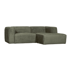 Bean chaise longue bank rechts structure velvet