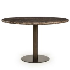 Luigi eettafel ø127 cm - bruin