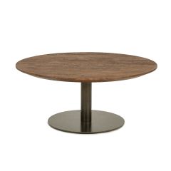 Esila salontafel ø80 cm - bruin