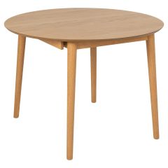 Nøra Aida ronde uitschuiftafel Ø115/154x75 cm | eikenfineer
