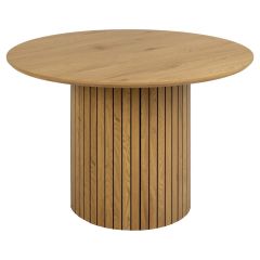 Nøra Jody ronde eettafel Ø120x75 cm | ruw melamine - naturel