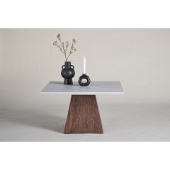 Clara vierkante salontafel - 80 x 80 cm - marmerlook