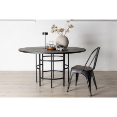 Milo ronde eettafel - ø140 cm - zwart