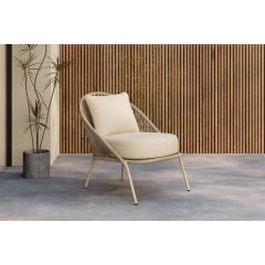Liam loungestoel - beige