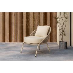 Liam loungestoel - beige