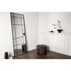 Giada rechthoekige spiegel - 90 x 180 cm - zwart