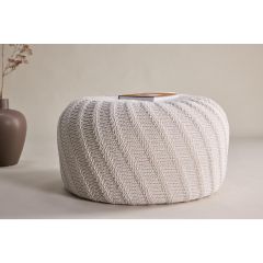 Turner poef - ø60 cm - créme