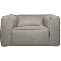 Fauteuil Bean Incl. Kussen Lichtgrijs Gemêleerd