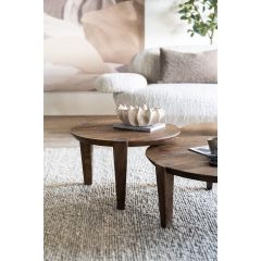 Davina salontafel rond ø60 cm - naturel