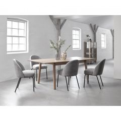 Oskar uitschuifbare eettafel - 95x140-200 cm