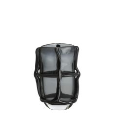 Ashoro vaas 20,5x13x29 cm - glas grijs