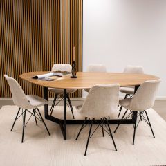 Kick eettafel Sven - 180 cm