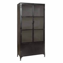 Renew vitrinekast - 90 cm - grijs