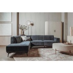 Leeds hoekbank + ottoman links city