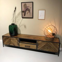 Brooklyn tv-meubel - 200 cm - mangohout - naturel
