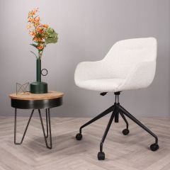 DS4U Milan bureaustoel bouclé - ivoor - OUTLET B
