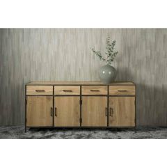 Luna dressoir - 200 cm - bruin