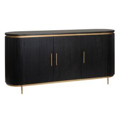Rivello dressoir - 180 cm - zwart