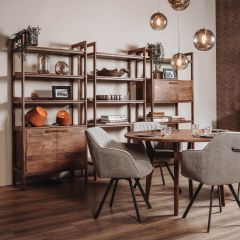 Falcone wandkast lage deur - 90 cm - bruin