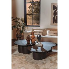 Palazzo salontafel - ø75 cm - zwart