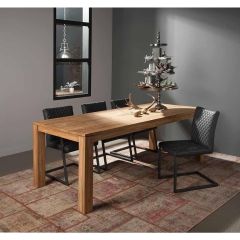 Losari eettafel - 200 cm - bruin